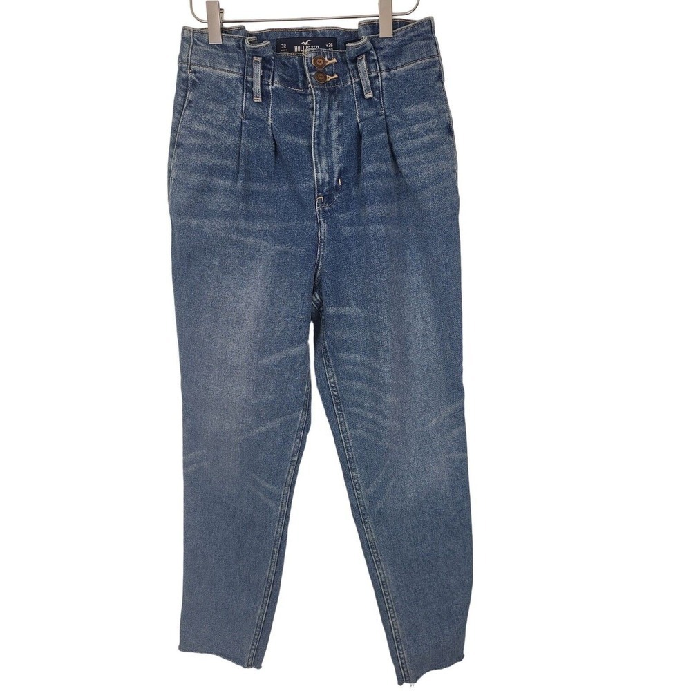 Hollister‎ Curvy Ultra High Rise Mom Jeans 3R Womens Juniors Vintage Stretch